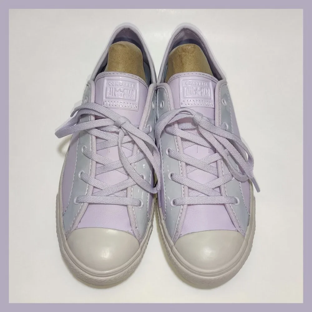 New Converse Chuck Taylor All Star CTAS Dainty Ox Sneakers Lavender Women's 8 - Picture 2 of 9